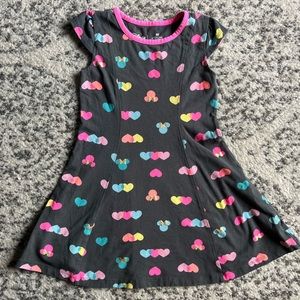 Disney Jumping Beans Minnie Mouse and Hearts Dress Size 4T